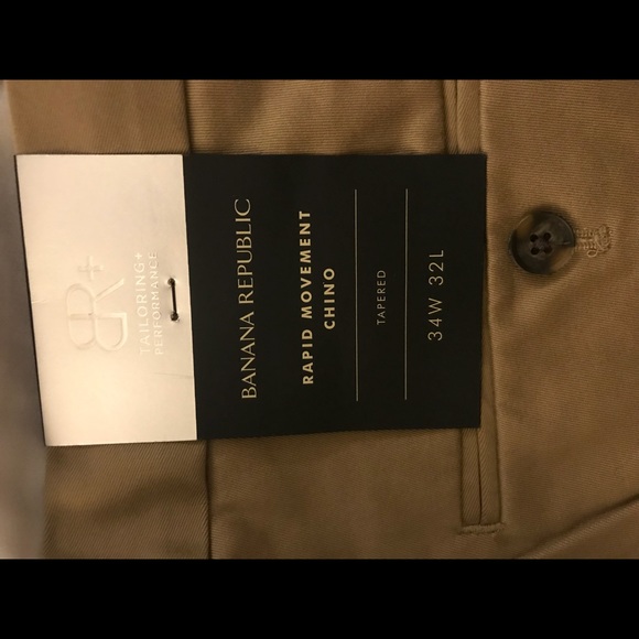 34x32 Banana Republic Rapid Movement Chino - Picture 5 of 6